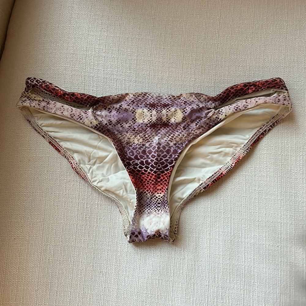 L*Space Snakeskin Bikini Bottom